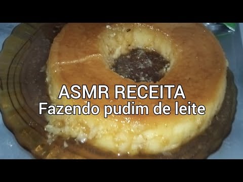 ASMR RECEITA: Fazendo pudim de leite na Airfryer (satisfatório)