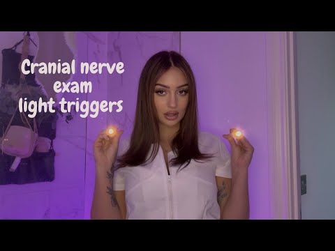 ASMR Flirty Cranial Nerve Light Triggers ONLY 