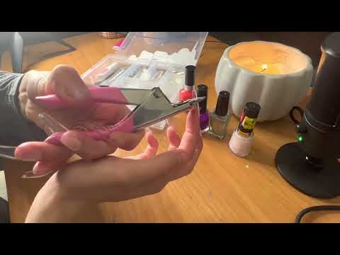 ASMR Doing my Nails 💅