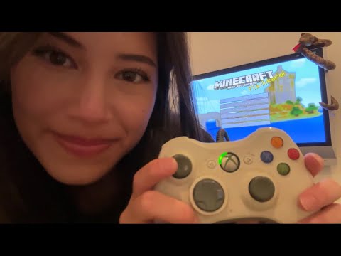 girl shows you her old minecraft worlds (asmr)