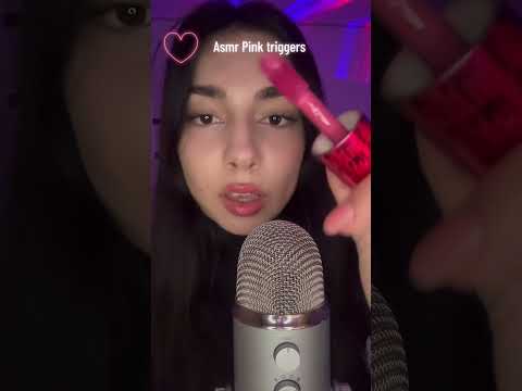 Asmr pink triggers 🩷