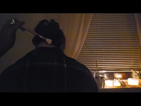 🕯ASMR by Candelight - Neck Attention & Hair Brushing 🕯