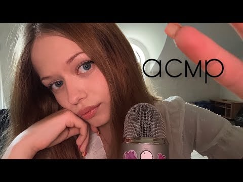 asmr нежная чистка ауры 🫠 неразборчивый шепот и визуальные триггеры