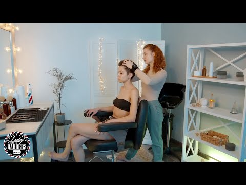 Breath of Calm ASMR Massage by Barber Lady Angelica for Skinny Girls