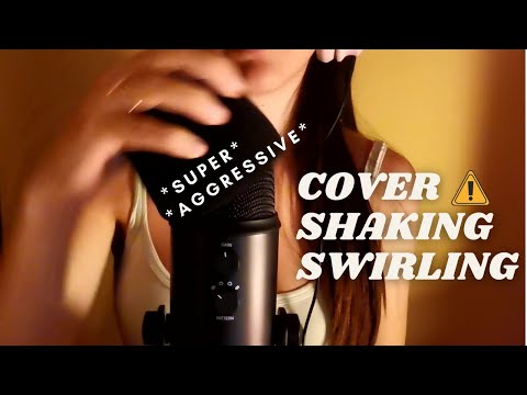 ASMR - Extremely FAST MIC COVER SHAKING, SWIRLING, PUMPING, Rubbing and SCRATCHING🤤