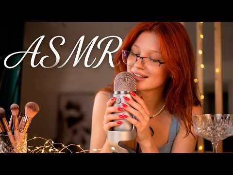 [4K USA] BLUE CORSET ASMR: TACTILE CLOTHING EXAMINATION & PEARL TRIGGERS ✨