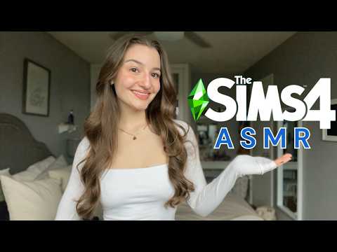 ASMR Sims 4 🏡  Decorating a STUNNING villa!🌼 (Whispers, Keyboard Sounds)