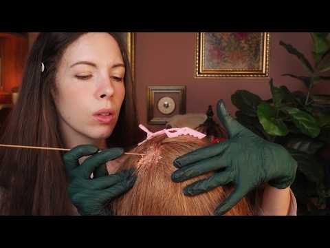 ASMR Gentle Scalp Inspection & Hair Attention for Sleep 🌙