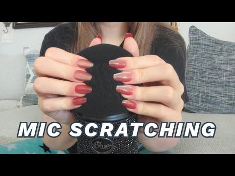 Aggressive and Fast Scratching Foam Mic Cover ASMR (no talking)