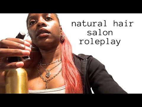 ASMR Doing a Twist-out on You (Salon Roleplay) 🎀💇🏽‍♀️