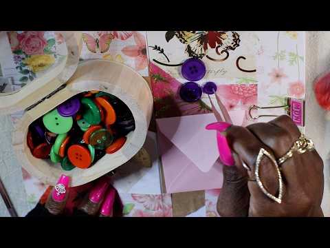 Relaxation Scrapbook Art Journaling NON ASMR