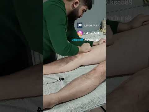 RELAXING INTERVENTION FOR THE FORE LEGS AFTER SPORTS  #satisfying #relaxing #asmr #shorts #massage