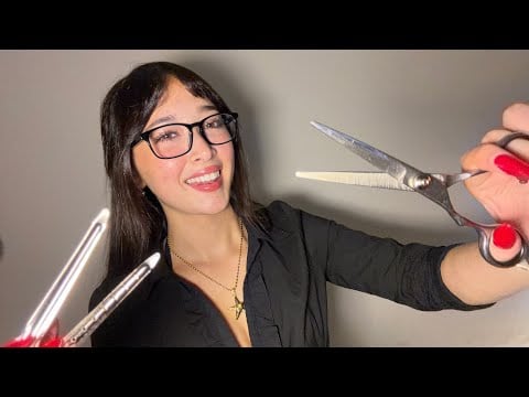 ASMR Giving You A Haircut (Chaotic) ✂️