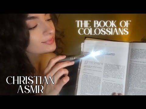 Late Night Bible Reading | The Book of Colossians| Relaxing Christian ASMR