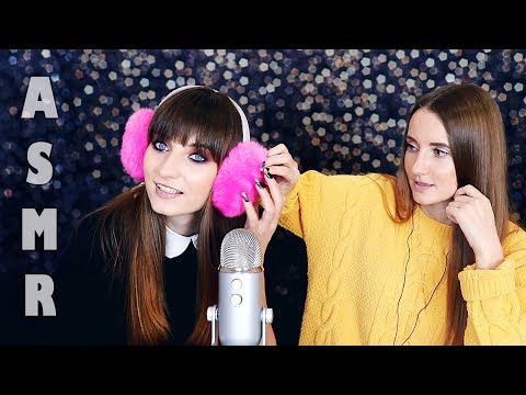 ASMR with Friend | Сестра ПРОБУЕТ АСМР | MY SISTER TRIES ASMR