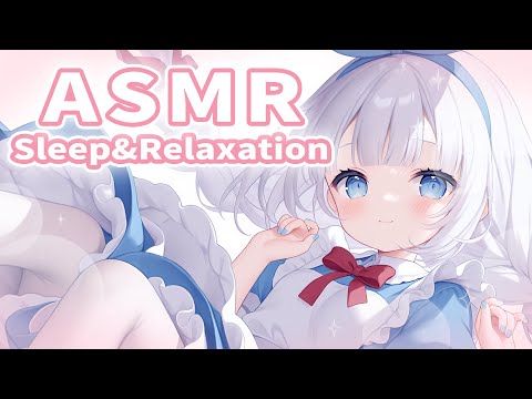 ASMR  Oil Ear Massage & Ear Eating 💙 (Ear Blowing, Hamu Hamu, Breathing)