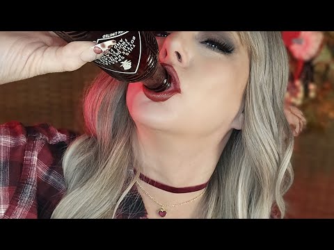🧡JuST Me and You AnD AutUmn too🧡ASMR OraNge Tringles/hangout #asmrwhispering 