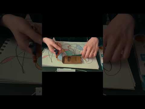 ASMR Crayon Coloring | Soft Scratching Sounds for Relaxation #asmrforsleep #asmrcoloring #asmr