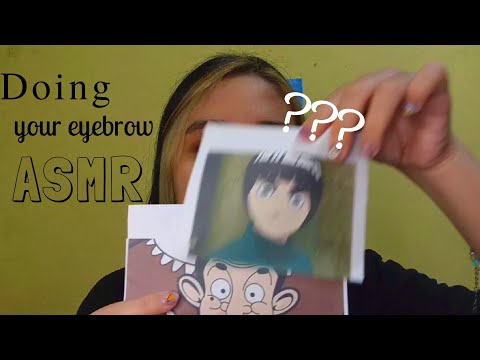 ASMR | Doing your Eyebrows Roleplay (Whispering, Plucking, Shaping) ASMR Indonesia 🇮🇩 ~Repost~