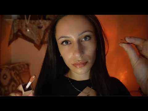 ASMR wlw mean girl fixes your eyebrows and makeup... it's a mess