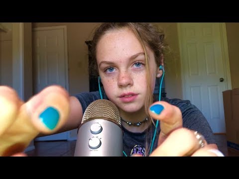 ASMR| tingly hand movements | tongue clicking