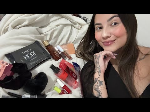 ASMR caseirinho o que ganhei na confra das cores