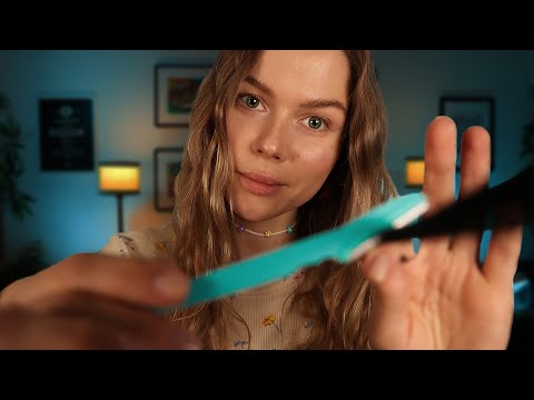 ASMR Doing What is Necessary (Hair Trim, Facial Treatment, Ear Tapping...) Whispers