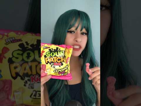 ASMR| CRAZY sour candy!#asmr #asmrcommunity #asmrsounds #asmrtriggers #asmreating #cosplayer #shorts