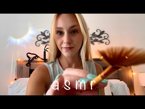 ASMR ~ 😴 FALL ASLEEP 😴 ~ 4 Tingly Triggers & Affirmations to Fall Asleep To