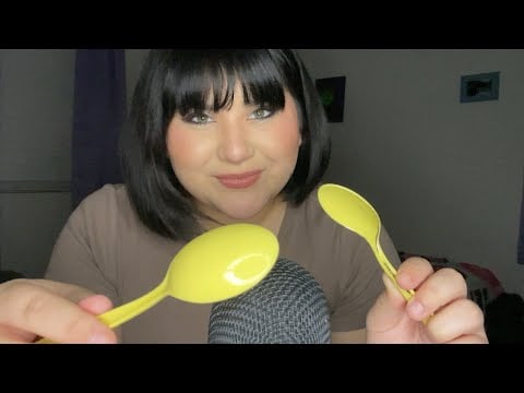 ASMR Magic Plastic Spoons *very tingly*
