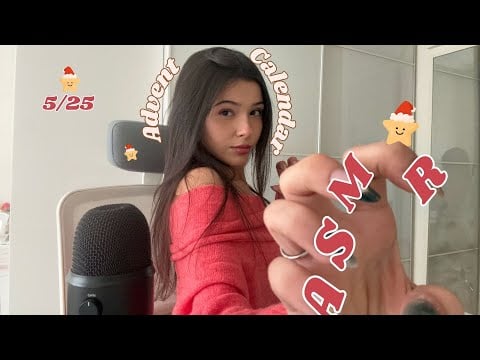 ASMR⭐🤶🏻 5/25 Fast & Aggressive Nail Tapping + Clicky Mouth Sounds + Hand Sounds + Lots of Tingles!!!