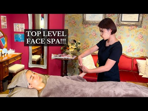 ASMR I got NEXT LEVEL HOSPITALITY in face spa of TOKYO (Soft spoken)