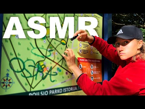 ASMR at the PARK (tapping toilet)🚽