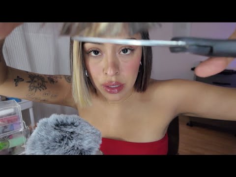 ASMR / ROLEPLAY TE CORTO EL CABELLO 
