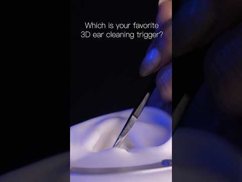 #asmr Which is your favorite 3D ear cleaning trigger?