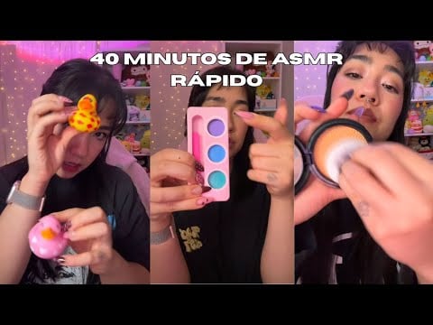 ASMR RÁPIDO | 4 Roleplays em 40 Minutos (Siga Minhas Instruções e Fazendo sua Make)