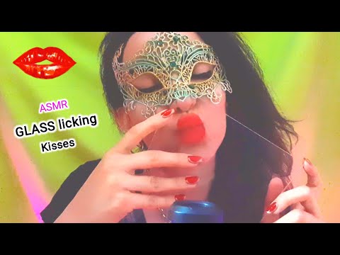 ASMR GLASS licking & glass kisses | ASMR for Ear Tingles: Captivating ...