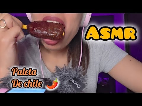 ASMR | RICA PALETA DE TAMARINDO PICANTE | DUERME EN MINUTOS #ASMR #relax #mouthsounds 