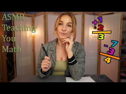 ASMR Teaching You BASICS of MATHEMATICS Getting Progressively HARDER | Addition and Subtraction