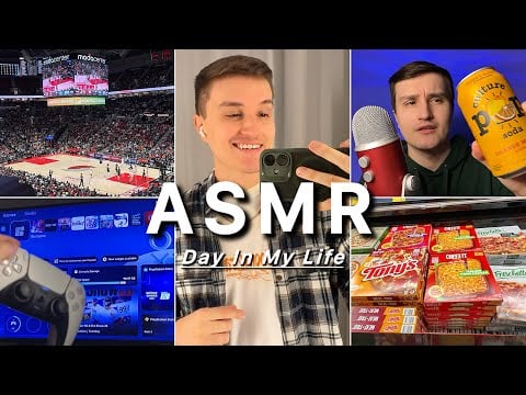 ASMR In Public | A Relaxing Day In My Life 🌦️💤 (nba basketball, shopping, etc.)