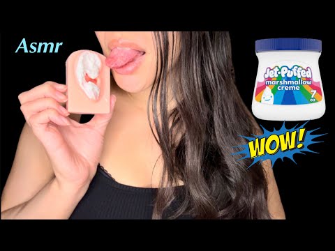 Asmr Marshmallow Ear Licking Sounds