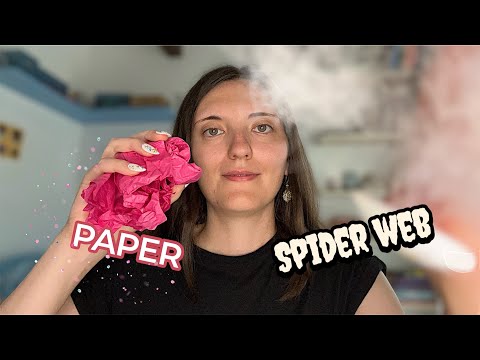 Paper Sounds & Spider Web 😴📄🕸️💗| ASMR ITA 🇮🇹
