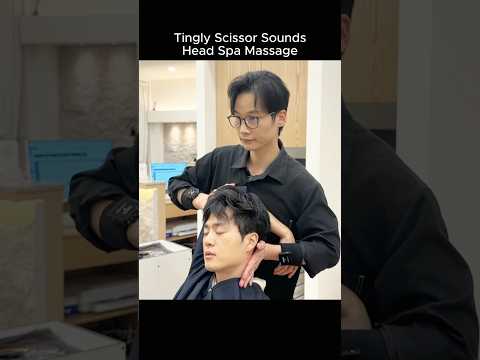Tingly Scissor Sounds Head Spa Massage