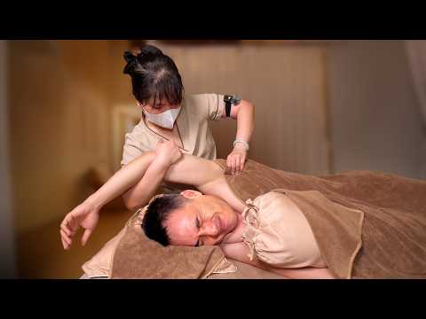 ASMR 🔥 Deep Tissue Sports Massage & Full Body Stretching Therapy
