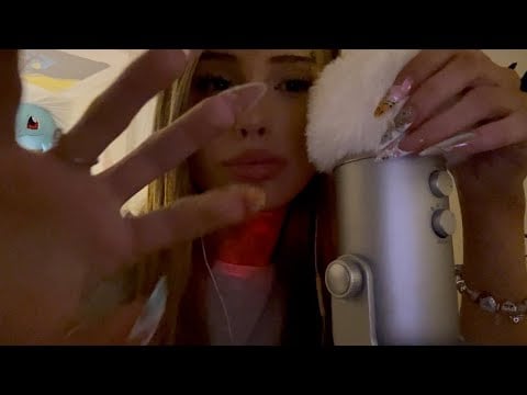 Lofi ASMR mouth sounds. Kisses, lips gloss application, clicky whispers. 