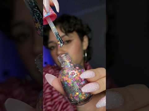 ASMR | Lisa Frank Nails 💝🐯💛🌈💖💿🍭💚🎀🧡🐬 #asmr #y2k #sleep