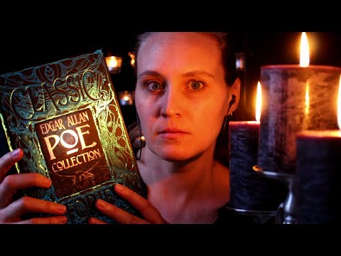 ASMR Whispered Reading of Edgar Allan Poe | Lenore, The Raven, To One in Paradise