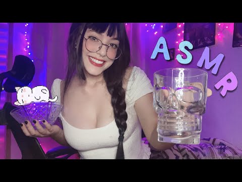 RELAXAMENTO INSTANTÂNEO COM SONS DE VIDRO | GLASS ASMR