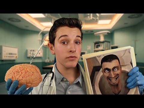 ASMR Surgeon Removes Years of Brainrot 🧠