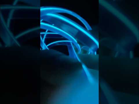 Blue string light triggers #asmr #raeasmr #visualasmr #lighttriggers #bluelight